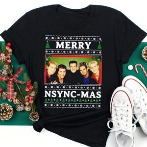 Merry Nsyncmas Christmas Music Band Shirt